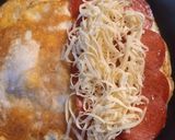 Szalámis tojáslepény recept fázis 3 fotója