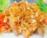Hình bước làm 7 của món Đầu cá Hồi xóc muối xả