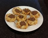 A picture of step 20 of Chocolate Mousse Filled Coconut Shortbread Cookies.