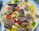 Foto langkah ke 7 dari resep Sop Kaki Kambing Kuah Susu.