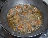A picture of step 3 of Veg manchurian with rice.