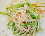 Foto langkah ke 5 dari resep Salad Asparagus dan Tauge citarasa kepiting.