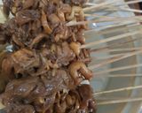 Foto langkah ke 4 dari resep Sate Jamur Tiram.