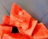 A picture of step 1 of Watermelon Mojito.