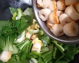 Foto langkah ke 8 dari resep Tumis Bok Coy Kuah Telor Bakso.