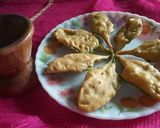 A picture of step 2 of Palak ke patto ke pakode.