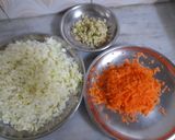 A picture of step 1 of Chinese Pakoda/Schezwan Manchurian.