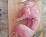Tejfölös nyúlpaprikás recept fázis 1 fotója