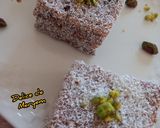 صورة لخطوة 1 من وصفة كيكة النواة كوكو 🍰💜