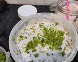A picture of step 1 of Suji Thattu idli.