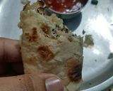 A picture of step 4 of Chapati Omelette.