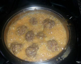 Foto del paso 7 de la receta: Albóndigas en salsa de cebolla y queso