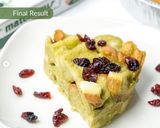Foto langkah ke 8 dari resep Matcha Steam Bread Pudding.