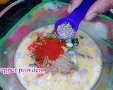 A picture of step 2 of Bread Omelette.