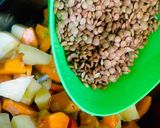 Foto del paso 3 de la receta: GUISO DE LENTEJONES CON VERDURAS 🍵🧅🫑🥕🥬🥔🍠🍵