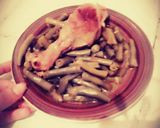 صورة لخطوة 3 من وصفة لوبيا mange tout