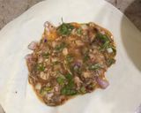 A picture of step 3 of Arabic paratha (street style).