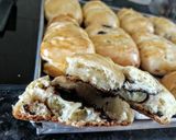Foto langkah ke 4 dari resep Roti Pisang Keju Coklat.