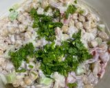 A picture of step 3 of Chickpea & Yogurt Salad.