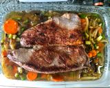 Foto del paso 4 de la receta: Plateada al horno con verduras