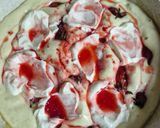 عکس مرحله 3 از دستور چیزکیک توت فرنگی🍓