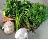 Foto langkah ke 1 dari resep Urap Sayuran Bumbu Kukus.