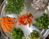 A picture of step 1 of Vegges loaded poha.