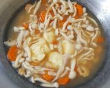 รูปขั้นตอนการทำที่ 3 ของ ผัดเต้าหู้ไข่เห็ดกุ้งแห้ง