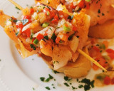 Foto del paso 5 de la receta: Brocheta de Langostinos y Bacon con vinagreta de limón