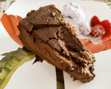 Foto del paso 6 de la receta: Tarta de plátano y chocolate cremosa con base de galletas de centeno