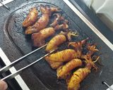 Foto langkah ke 5 dari resep Cumi bakar pedas.