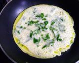 Foto do passo 2 de Crepioca De Espinafre Com Recheio De Mussarela e Tomate
