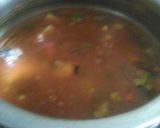A picture of step 4 of Tehari rice.