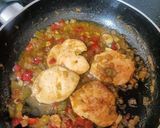 Foto del paso 3 de la receta: Medallones de pavo a la naranja y vermut, sobre judías verdes