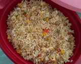 Gambar langkah 4 resipi Nasi Goreng Cina (China).