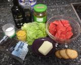 Foto del paso 1 de la receta: Ensalada con sandia