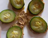 Une image de l'étape 7 de Émincé poulet sauce mozzarella PDT et courgettes à la tapenade.