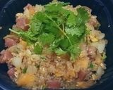รูปขั้นตอนการทำที่ 7 ของ ข้าวผัดกุนเชียง(ข้าวบุกเม็ดนุ่ม) - คีโต(เถื่อน)