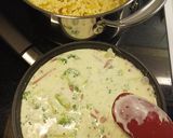 A picture of step 8 of Easy healthy creamy pasta.
