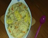 Foto langkah ke 7 dari resep Rice baked with ccs(chesee,chicken,seafood)#bikinRamadanberkesan.