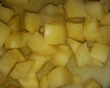 A picture of step 1 of Masala jeera aloo.