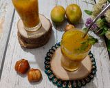 A picture of step 7 of Mango Ice Apple Cooler.