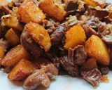 صورة لخطوة 2 من وصفة قلوبات وقوانص دجاج 🍗 مع مكعبات البطاطا 🥔😋