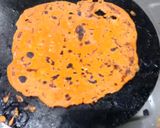 A picture of step 2 of Besan chilla sabji.