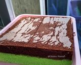 Foto langkah ke 11 dari resep 2. Brownies Kukus Coklat Pandan.