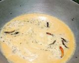 A picture of step 4 of Holi Special Kadhi Badi.
