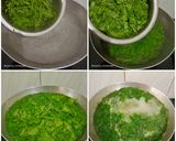 A picture of step 1 of Spinach Dill Leaves Curry.