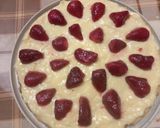 Gyors, egyszerű csokis, vaníliás gyümölcstorta recept fázis 2 fotója