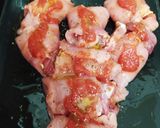 Foto del paso 2 de la receta: Cerdo con sesos de hojaldre de mozzarella