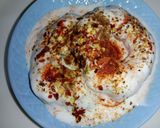 A picture of step 4 of Dahi Vada.
